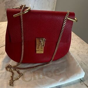 Chloe Red Crossbody bag